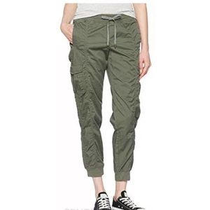 Green Stretch Twill Cargo Jogger 2 XS